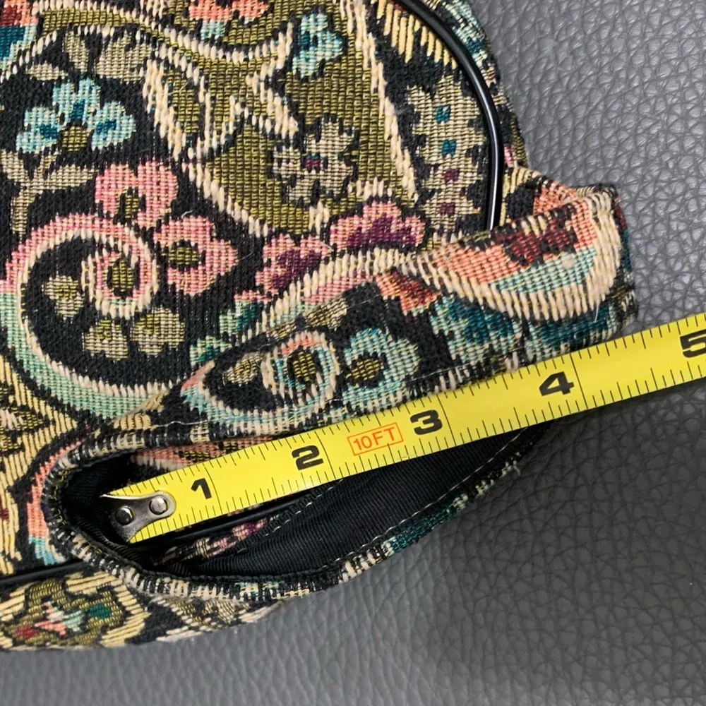 Vintage Tapestry Floral Travel Shoe Bag